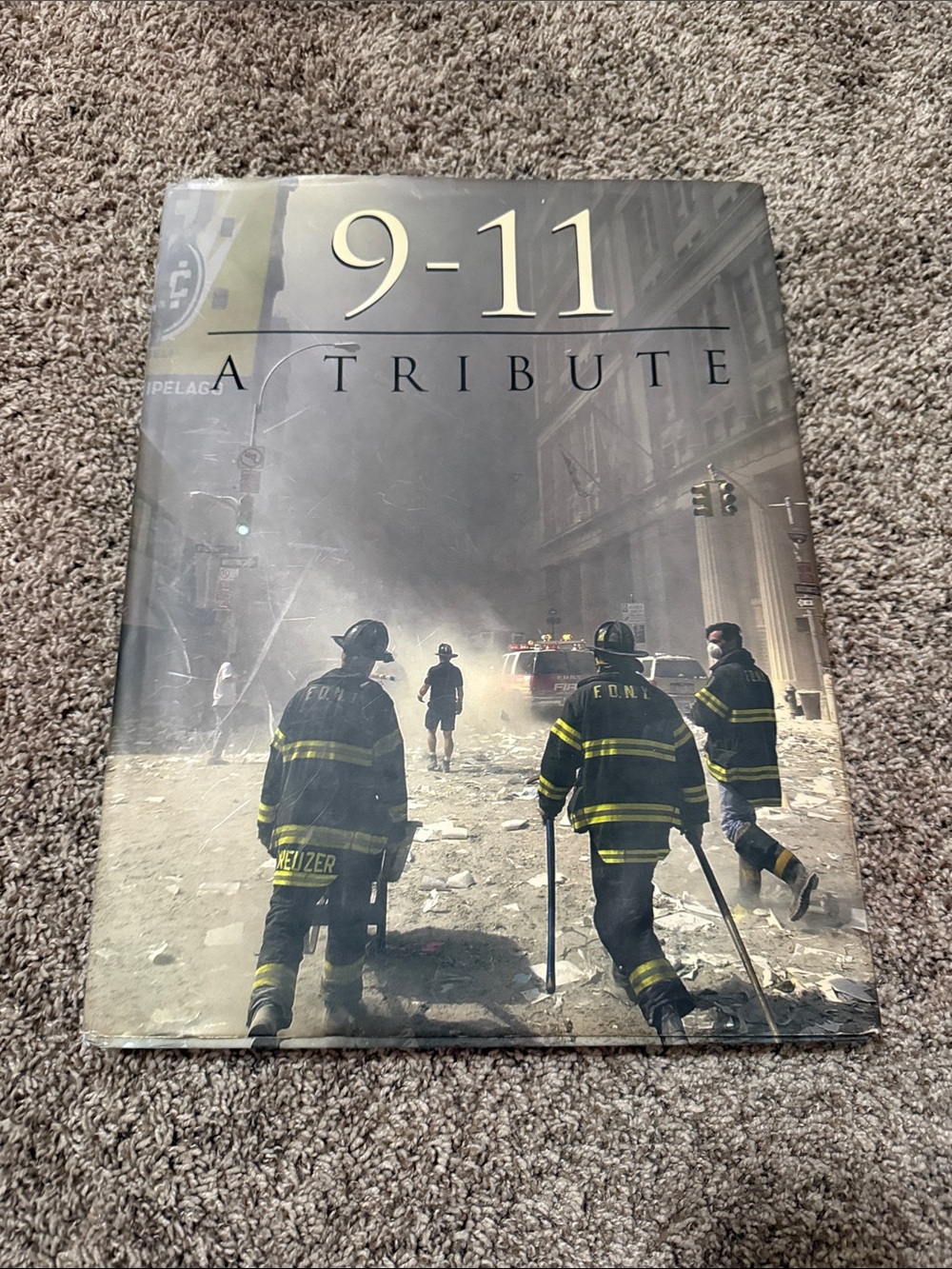 9-11 A Tribute Memorial Hardcover Oversize Book